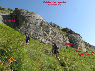 Val d'Azun - Falaise d'Arrayoulet Val d'Azun - Falaise d'Arrayoulet
