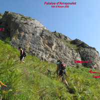 Val d'Azun - Falaise d'Arrayoulet
