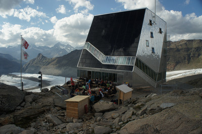 La nouvelle cabane du Mont Rose La nouvelle cabane du Mont Rose