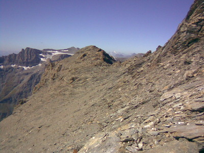 En arrivant sur la pointe du Fond d'Orset depuis le col de l'Ouille Mouta En arrivant sur la pointe du Fond d'Orset depuis le col de l'Ouille Mouta
