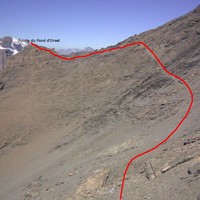 Traversée depuis le col de l'Ouille Mouta