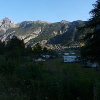 Départ du camping des Moutets à Ceillac