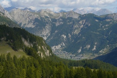 Vue sur Ceillac Vue sur Ceillac