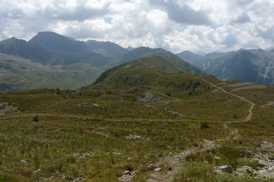 Parcours de crêtes vers le Col de la Lombarde