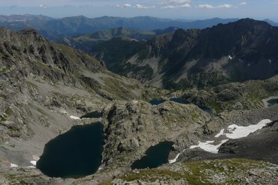 La Vallée de Valmasque vue depuis le Pas de la Fous