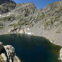 Le Collet de la Charnassère au dessus du Lac Gelé