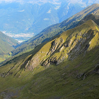 la Punta del Cerech, vista dalla quota 2466 m.