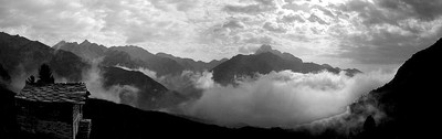 Montée depuis le village de Chianal