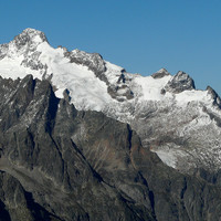 Le Mont Dolent S versant italien.
