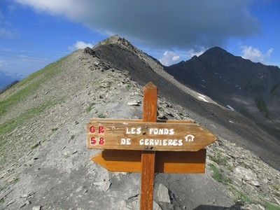 petit Rochebrune depuis le col de Malrif