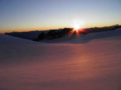 Plateau du Trient 6h00 début juillet Plateau du Trient 6h00 début juillet