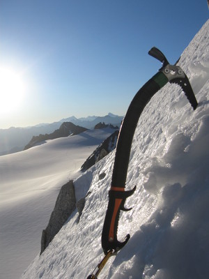 Dans la Face Nord de Tête Blanche Dans la Face Nord de Tête Blanche
