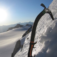 Dans la Face Nord de Tête Blanche