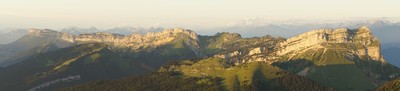 Panorama depuis le sommet de Chamechaude