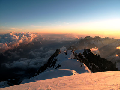 Sommet Mt Blanc