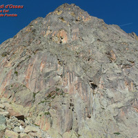 Pic du Midi d'Ossau - Pointe Jean Santé et muraille de Pombie