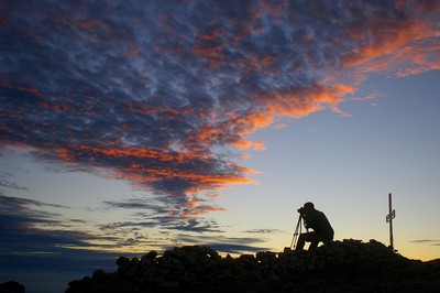 Dent de Crolles : le lever de soleil commence