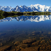 Reflet dans les eaux limpides