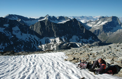 Aiguille Tseuque, Bec d'Epicoune, Mont Gelé, par omα Aiguille Tseuque, Bec d'Epicoune, Mont Gelé, par omα