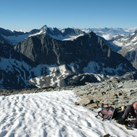 Aiguille Tseuque, Bec d'Epicoune, Mont Gelé, par omα