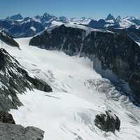 Glacier de la Serpentine, La Serpentine, 4000 du Valais, par omα