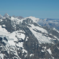 Aiguille d'Argentière, Aiguille du Chardonnet, Aiguilles Dorées, Glacier du Trient, Combin de Corbassière , Petit Combin, par omα