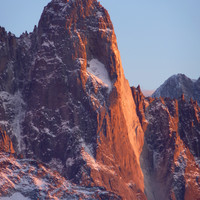 Les Drus depuis l'aiguille de Praz Torrent