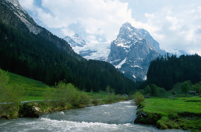 Klein Wellhorn, glacier Rosenlaui, Reichenbach, par omα Klein Wellhorn, glacier Rosenlaui, Reichenbach, par omα