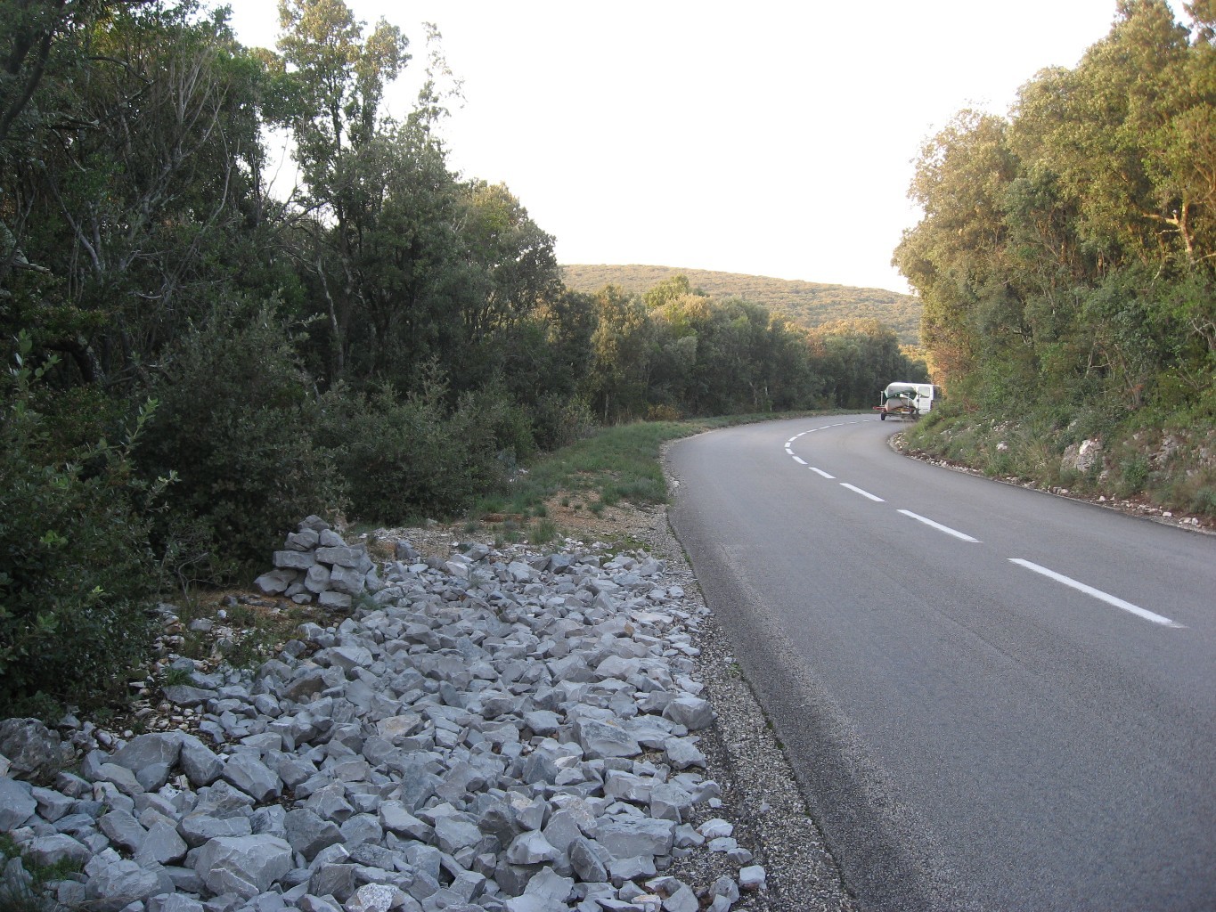 cairn de départ du sentier