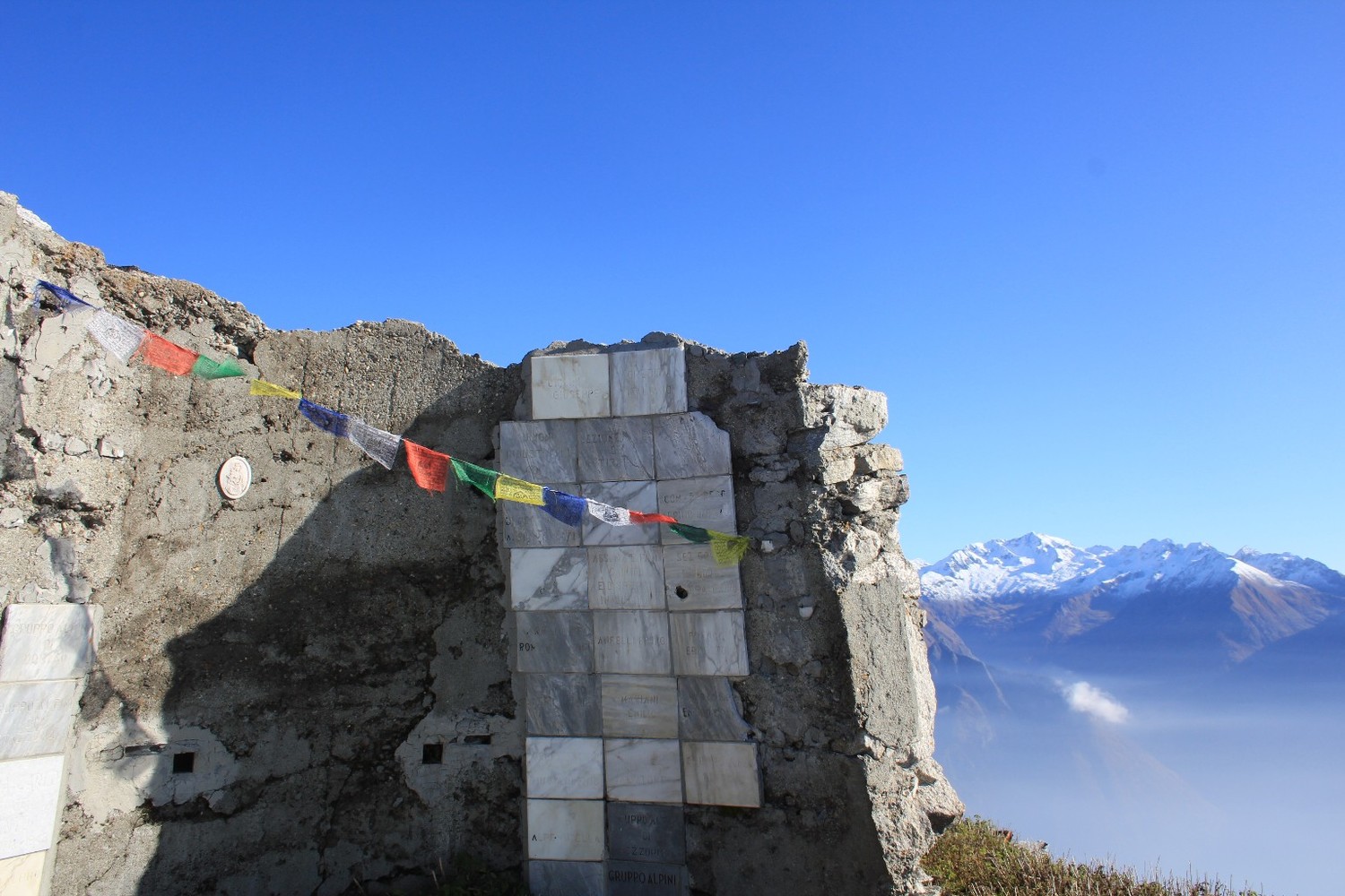 in cima