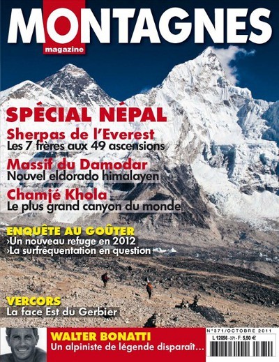Couverture Montagnes Magazine #371