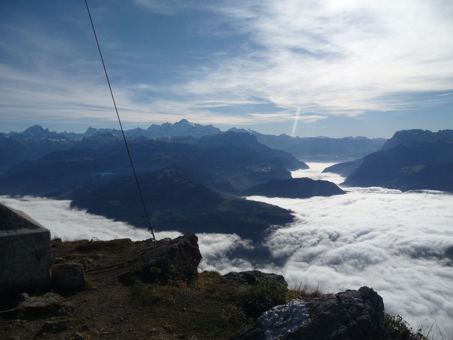 Mont Blanc depuis le sommet