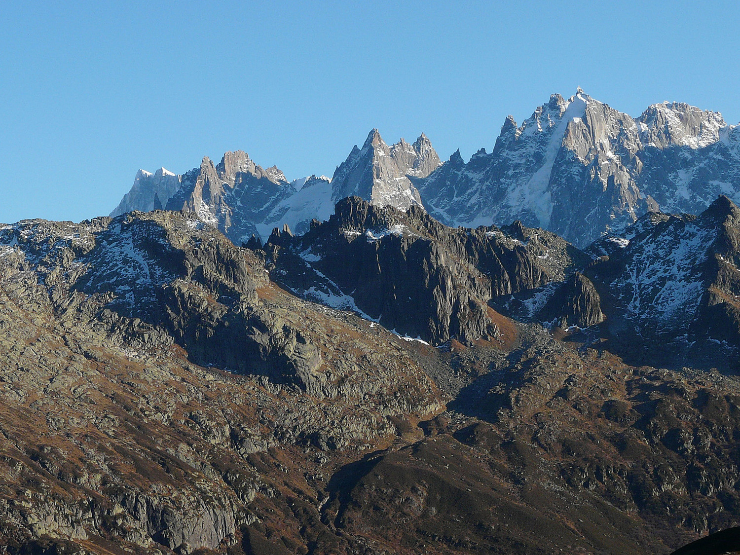 Aiguilles Rouges versant N