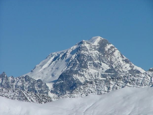le Grand Combin depuis le bivouac Comino