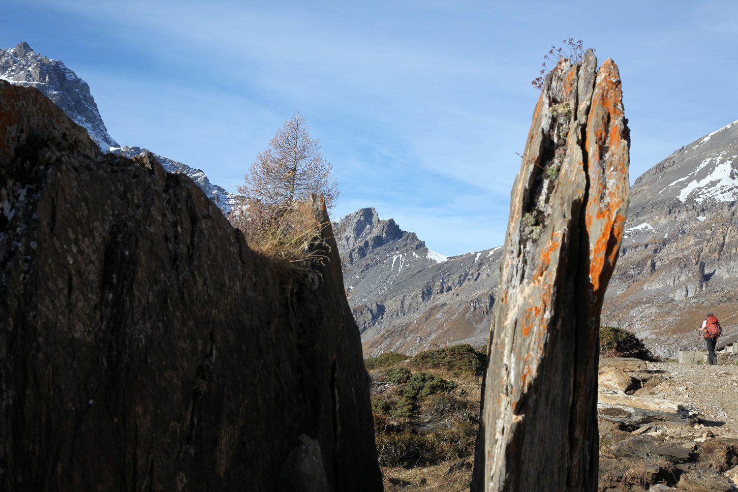 Montée vers le refuge des Dents du Midi