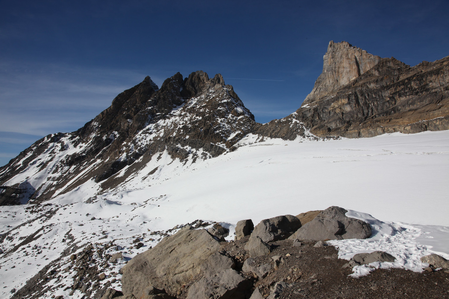 Haute Cime et col des Paresseux