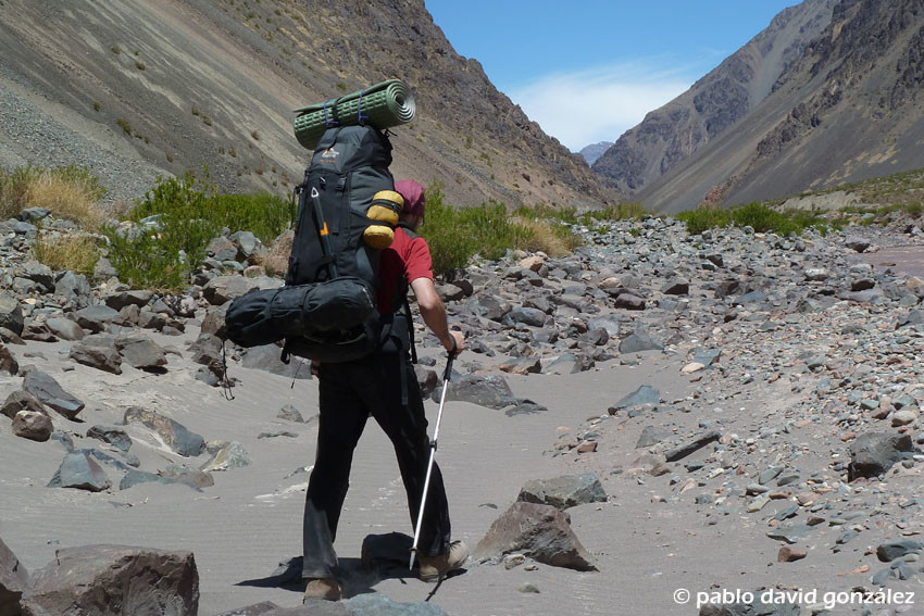 Aproximación por el Valle del Tupungato