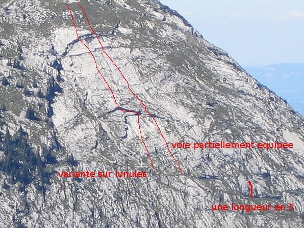 3 voies dans la dalle