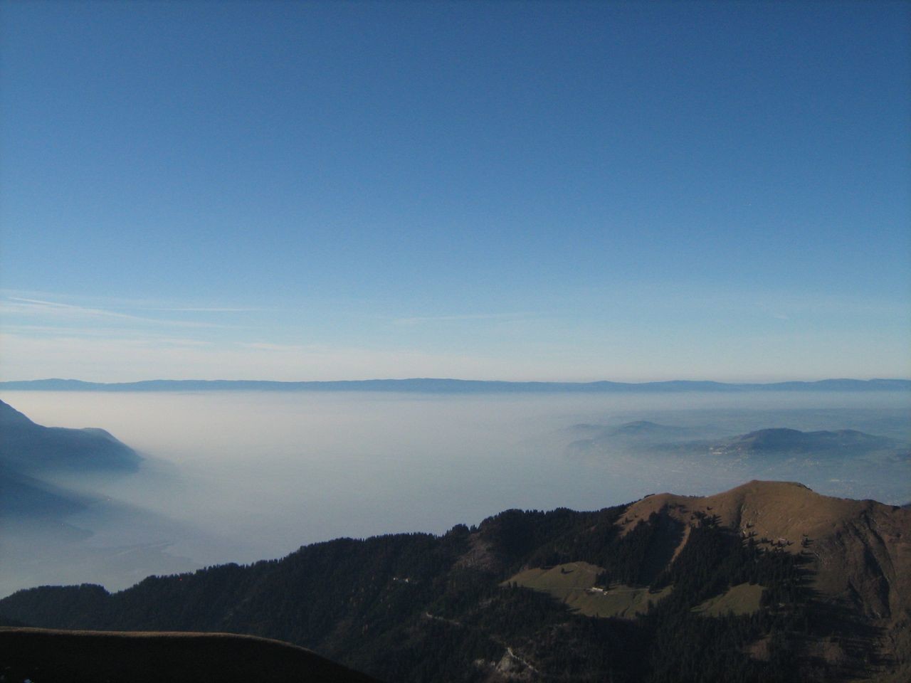 La face sud du Malatraix et le Léman