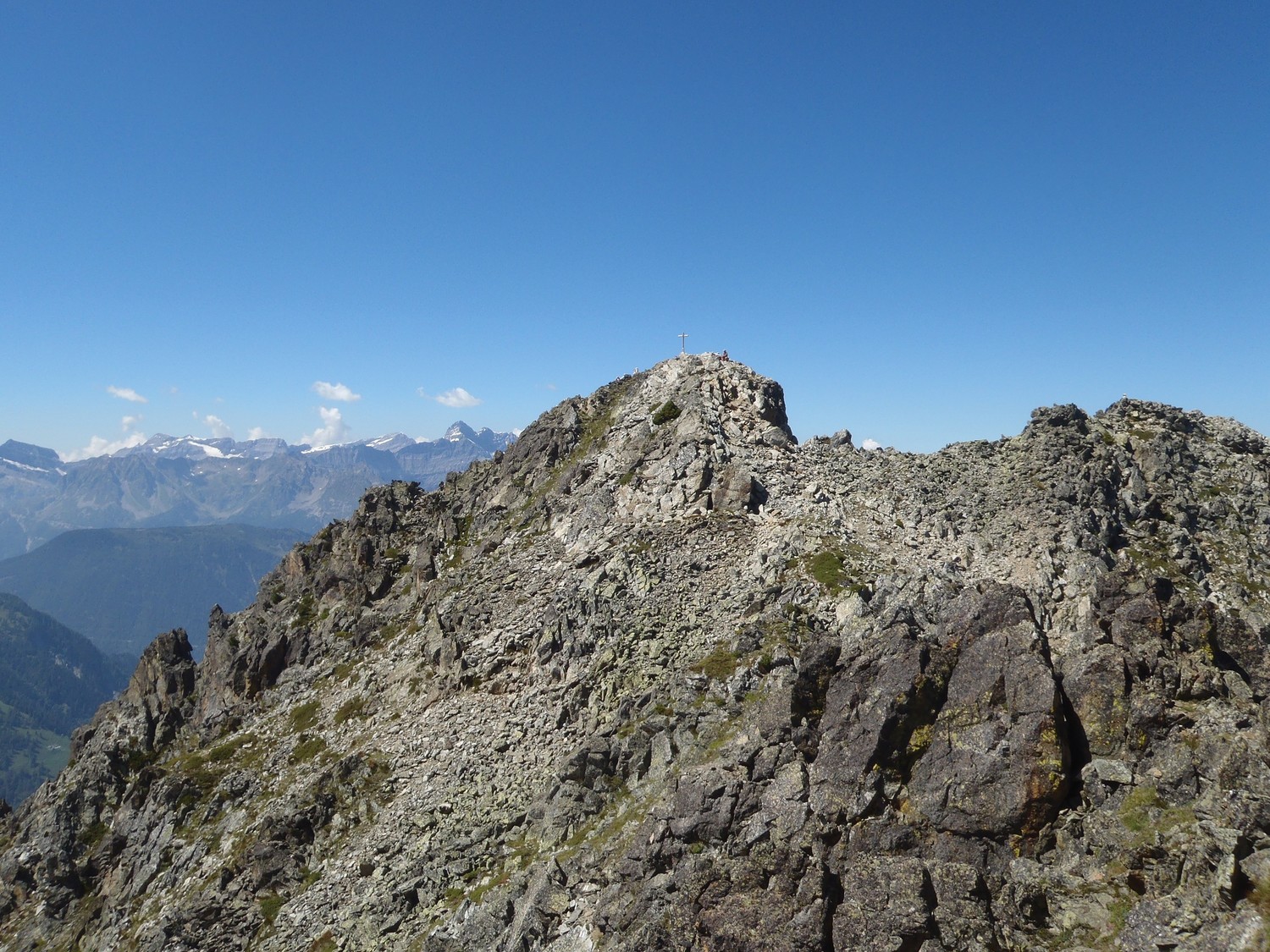 au sommet