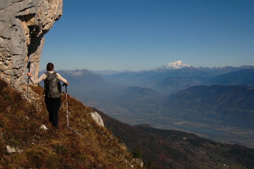 Un sangle sous les ressauts du Pas de Montbrun