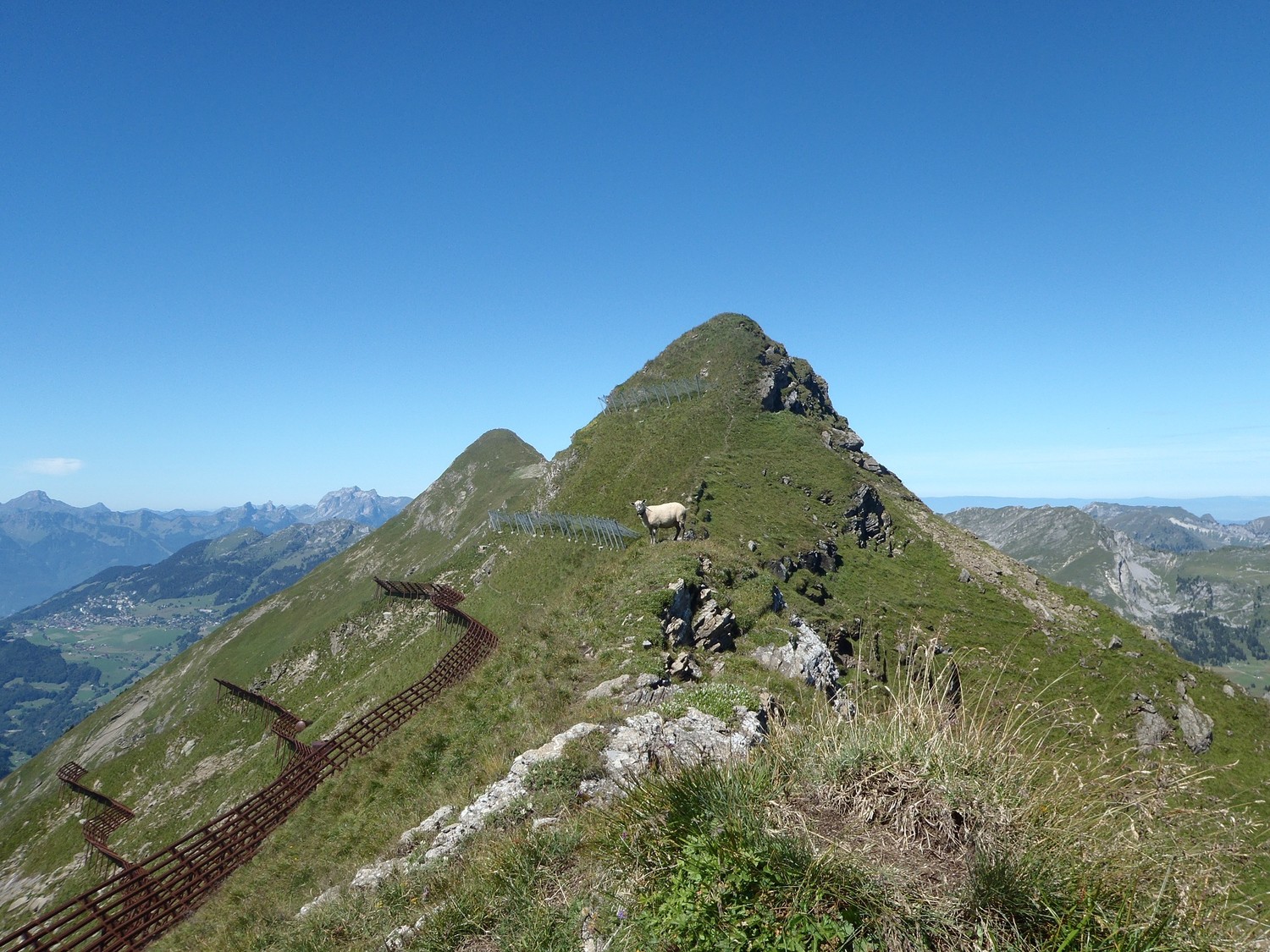 entre le chatillon et le pic chaussy