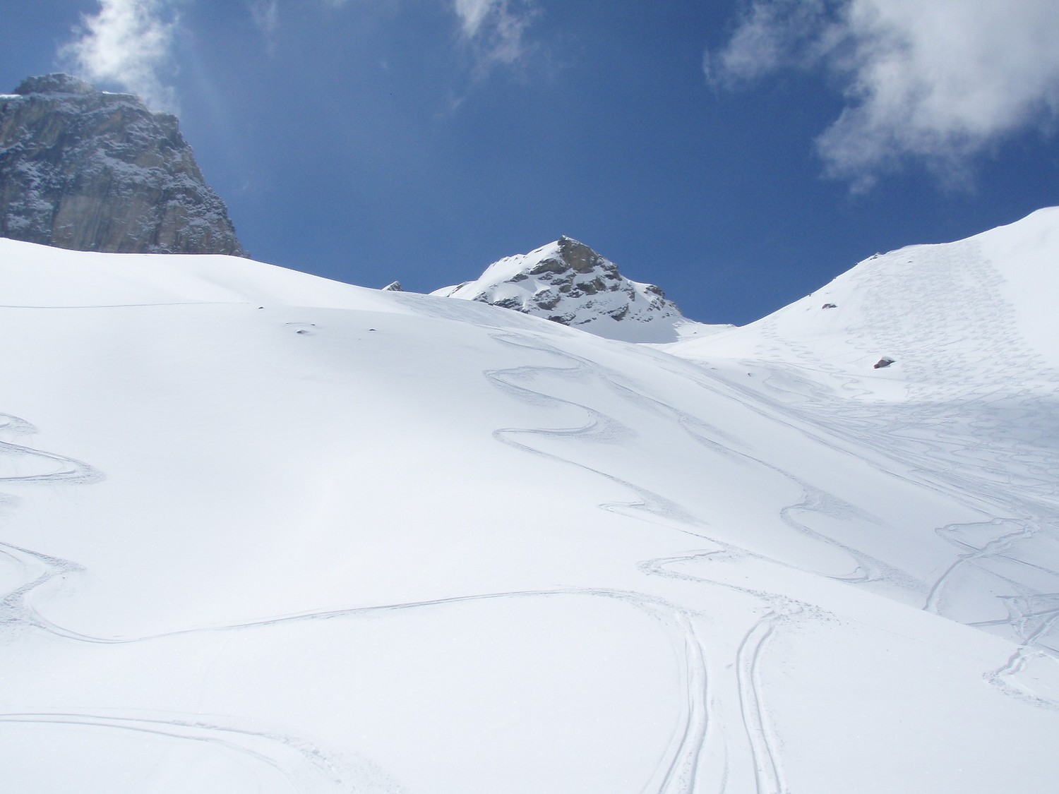 .....j'arrive a ski avec les vieux kastle