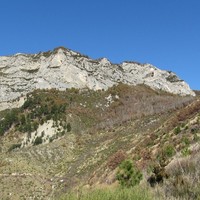 Vue de la montagne de la Baume