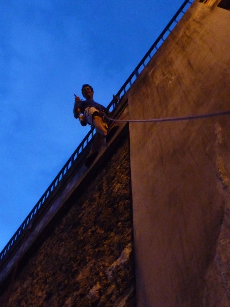 Arnaud est fier d'avoir enfin sorti le Mur de la Bidassoa