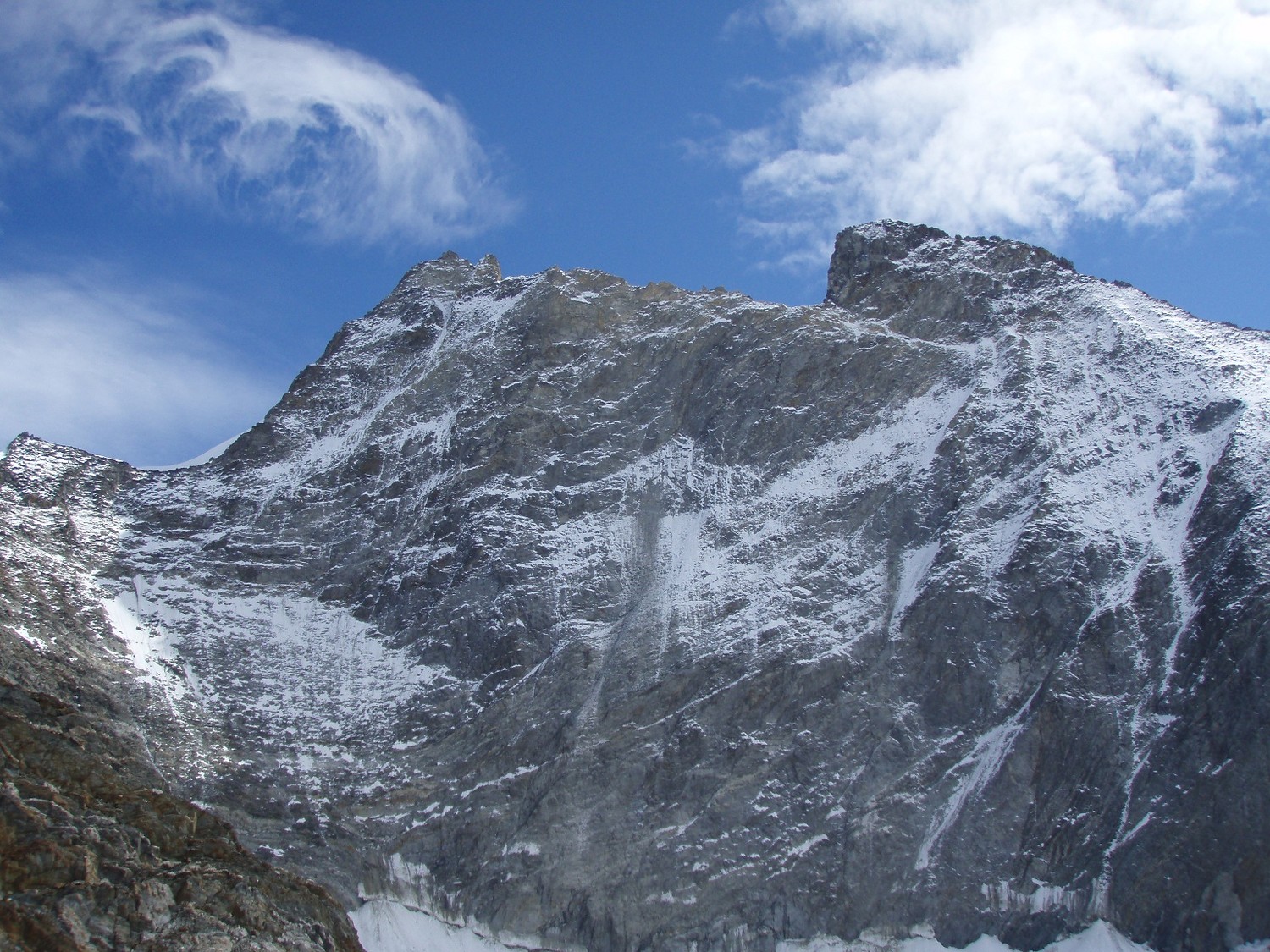 face nord chamm et fieschergabelhorn