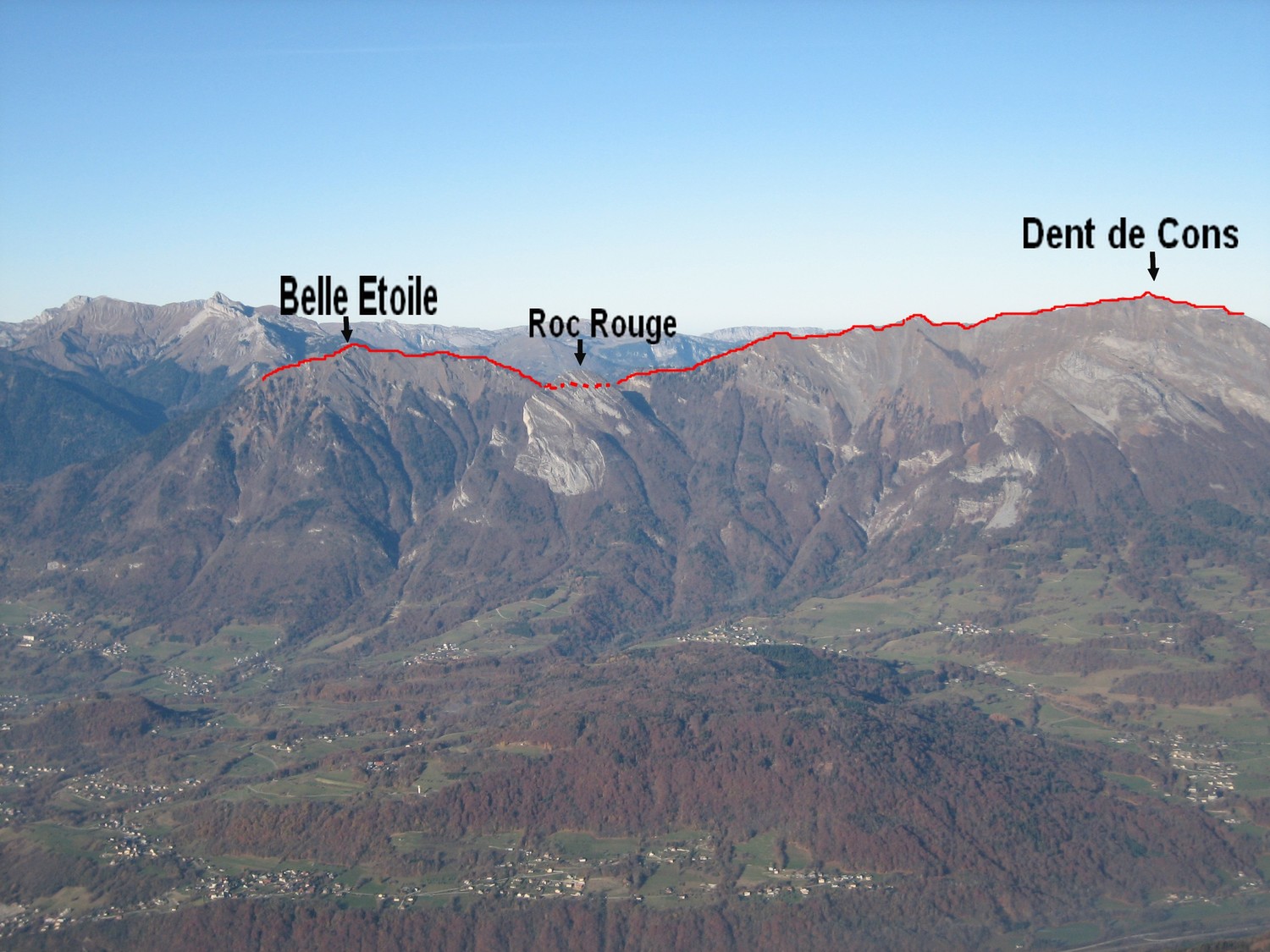 Traversée Dent de Cons > Belle Etoile