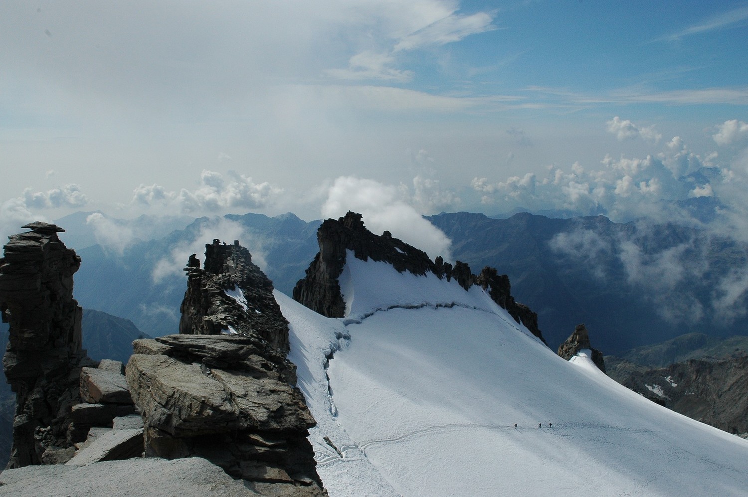 au sommet