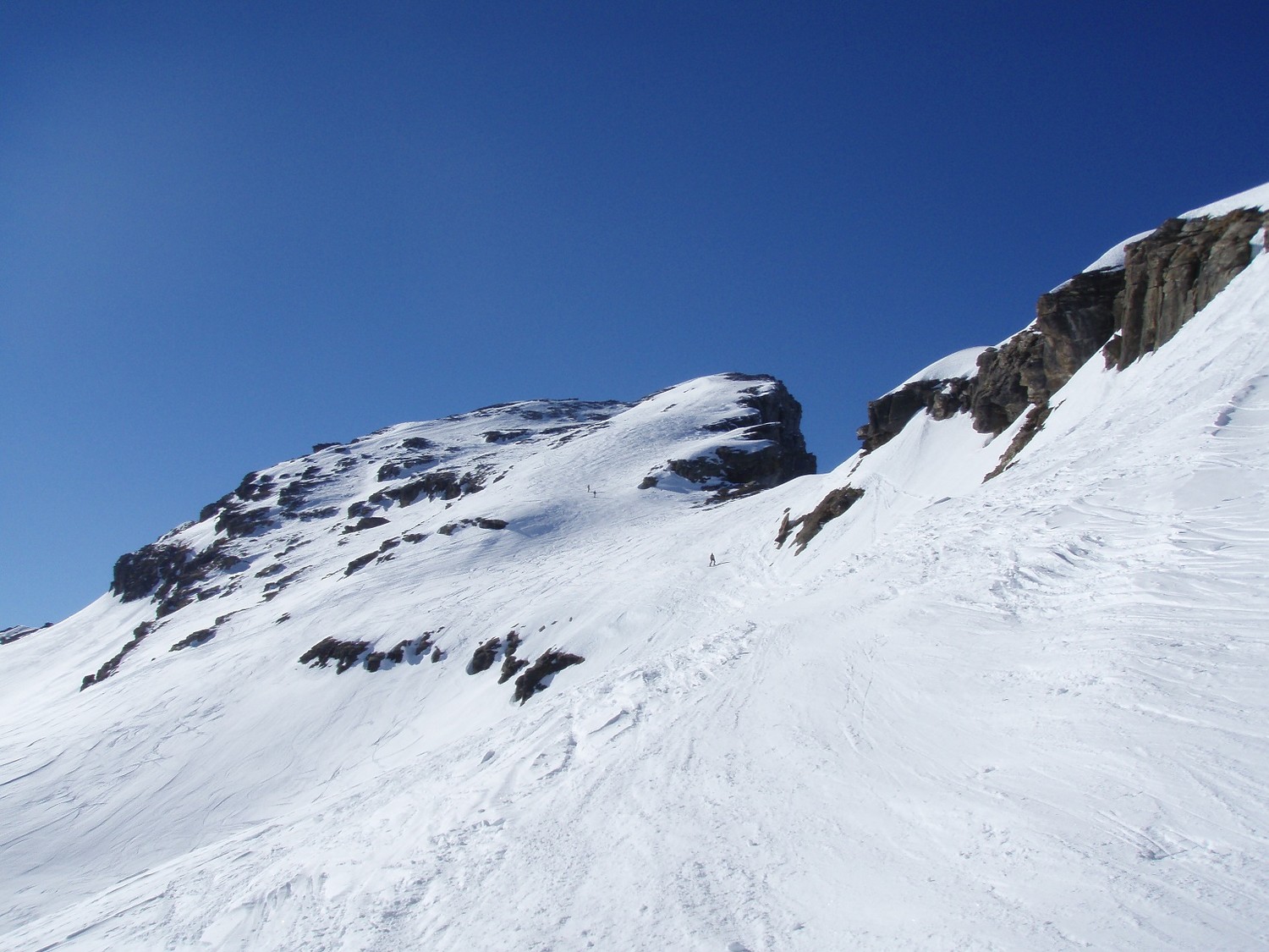 sous le sommet de la dent de morcles