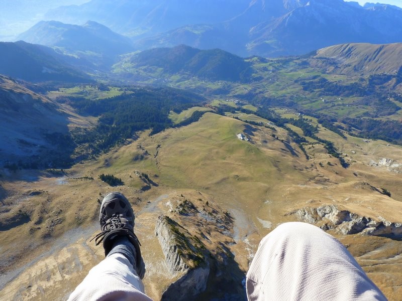 En vol vers la Savatte
